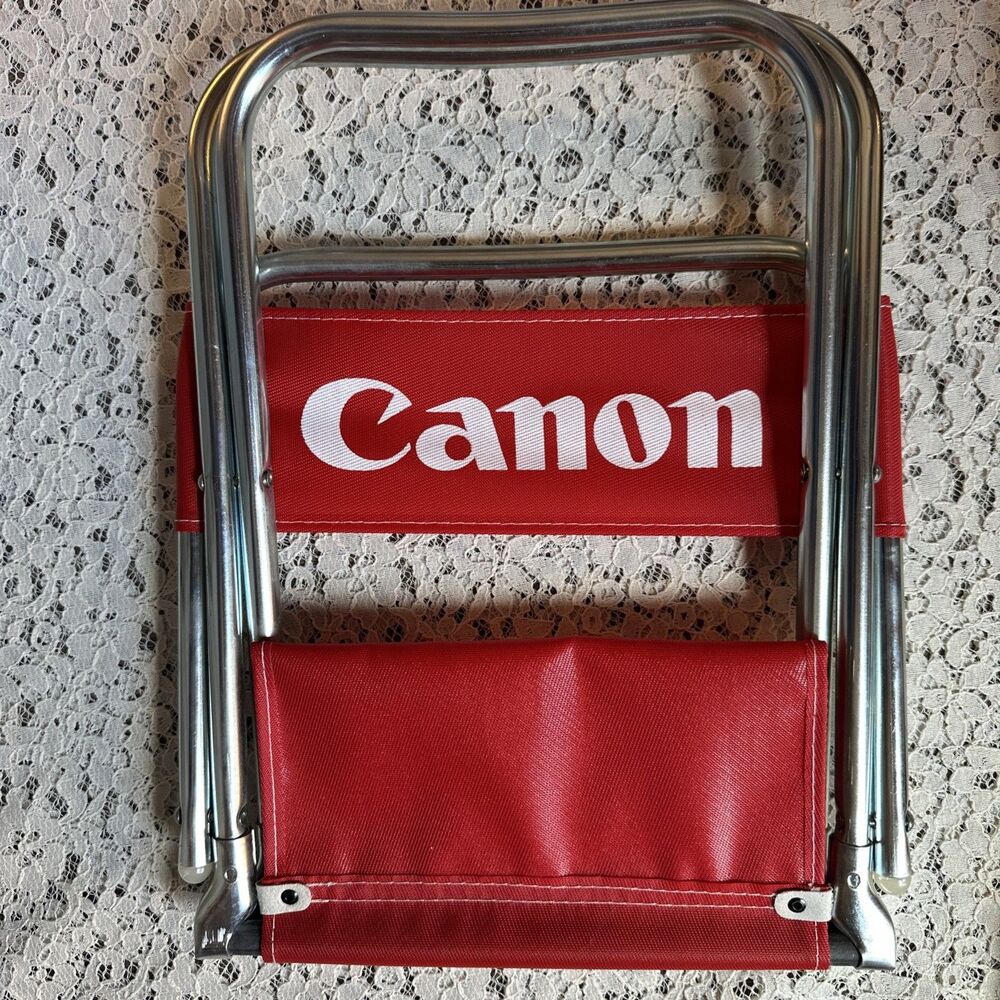 Canon Folding Camping Chair Novelty Vintage Miniature Rare